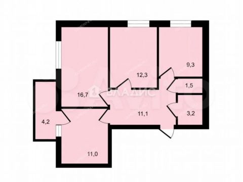 3-komnatnaya-ul-akademika-saharova-d-119-k1 фото
